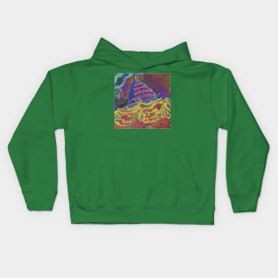 Sea and the nighttime. Kids Hoodie